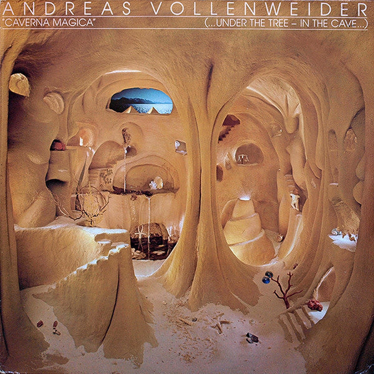 Andreas Vollenweider - Caverna Magica (Under The Tree - In The Cave) (LP Album RP Hal) - USED