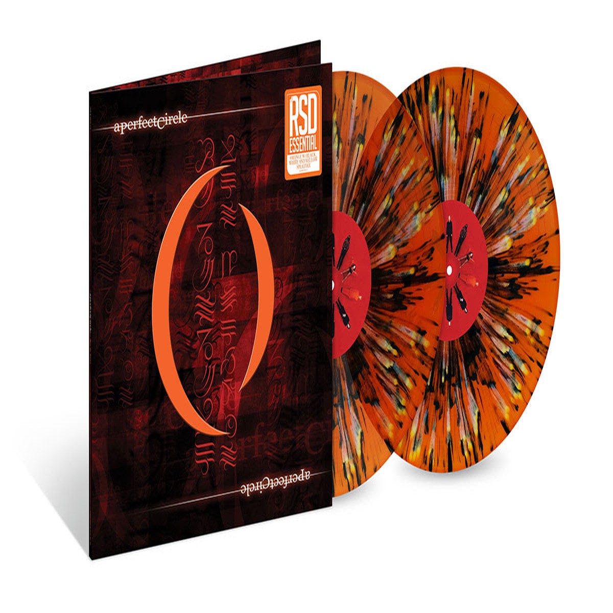 A Perfect Circle - Mer De Noms Indie-Exclusive Orange w Black White Yellow Splatter Vinyl