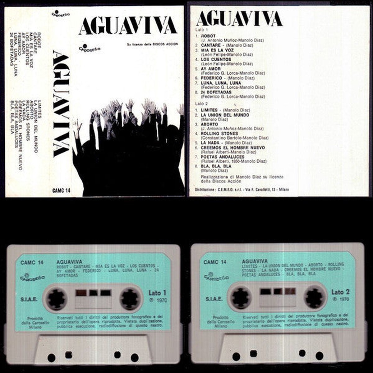 Aguaviva - Aguaviva (Cass Album) - USED