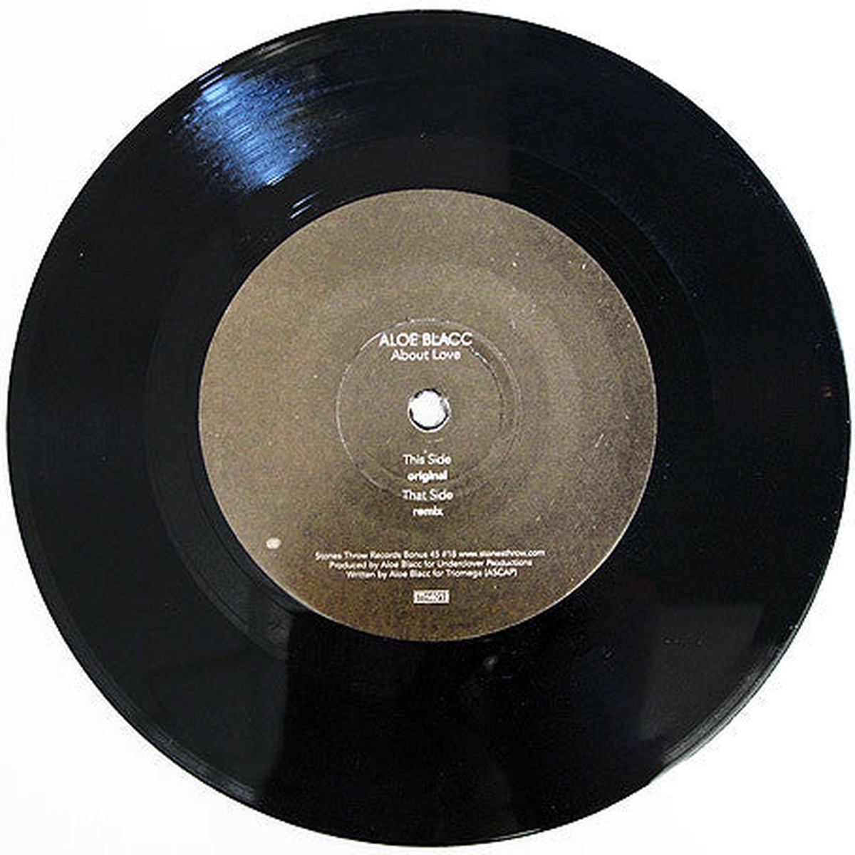 Aloe Blacc - About Love (7 Ltd Promo) - USED