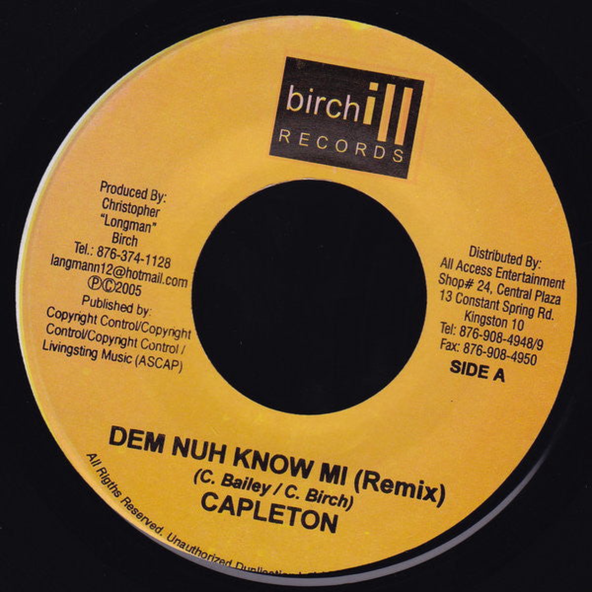 Capleton - Dem Nuh Know Mi (Remix) (7) - USED