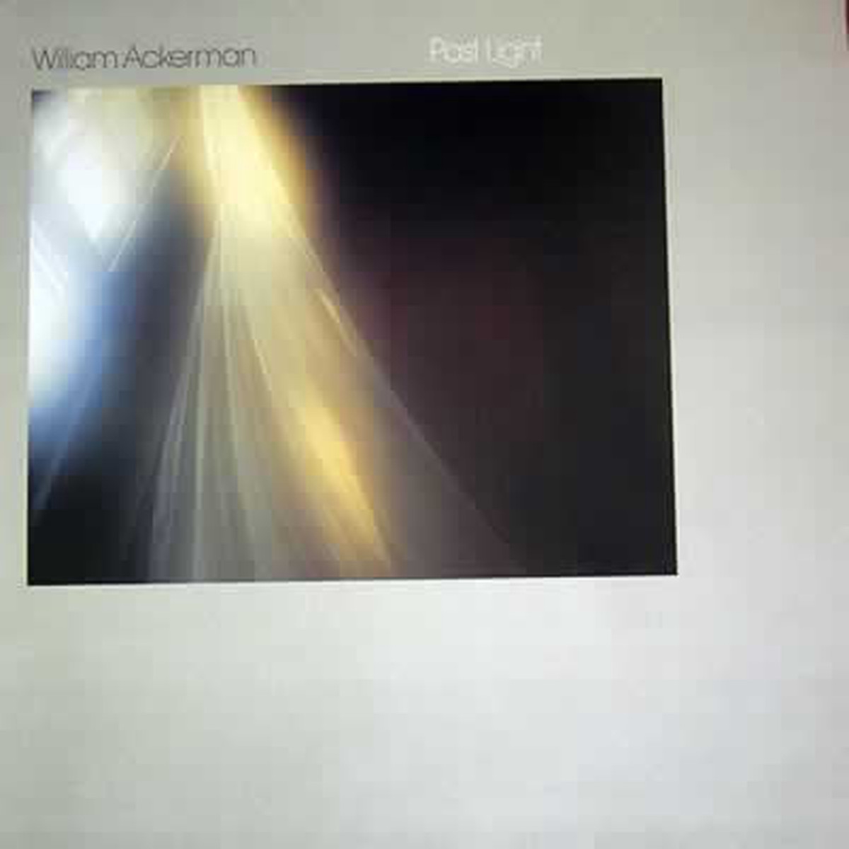 William Ackerman - Past Light (LP Album) - USED