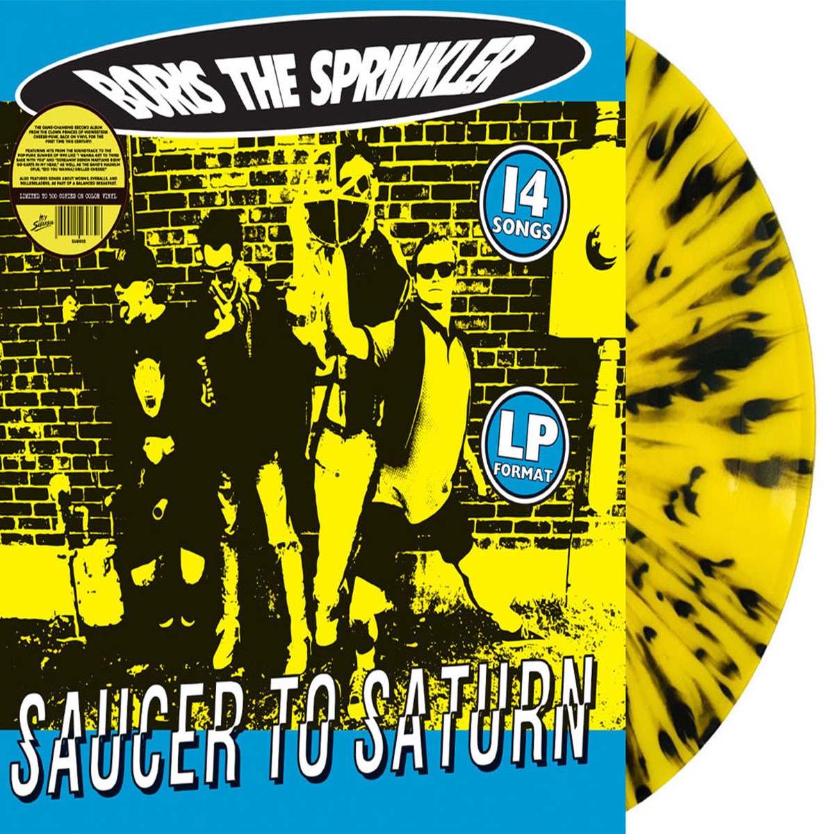 Boris The Sprinkler Saucer To Saturn (LP Album SPLATTER) - NEW