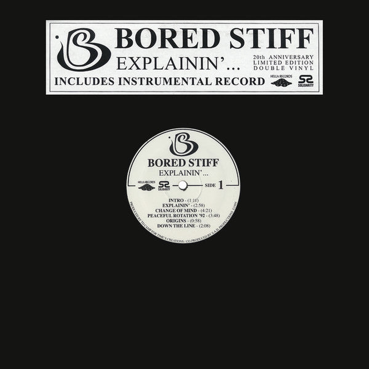 Bored Stiff - Explainin (2xLP Album Ltd RE) - USED