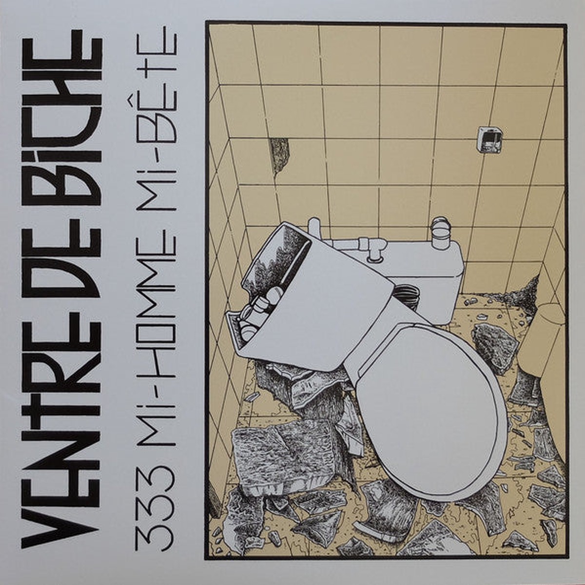 Ventre De Biche - 333 Mi-Homme Mi-Bte (LP Album Dlx Ltd) - NEW
