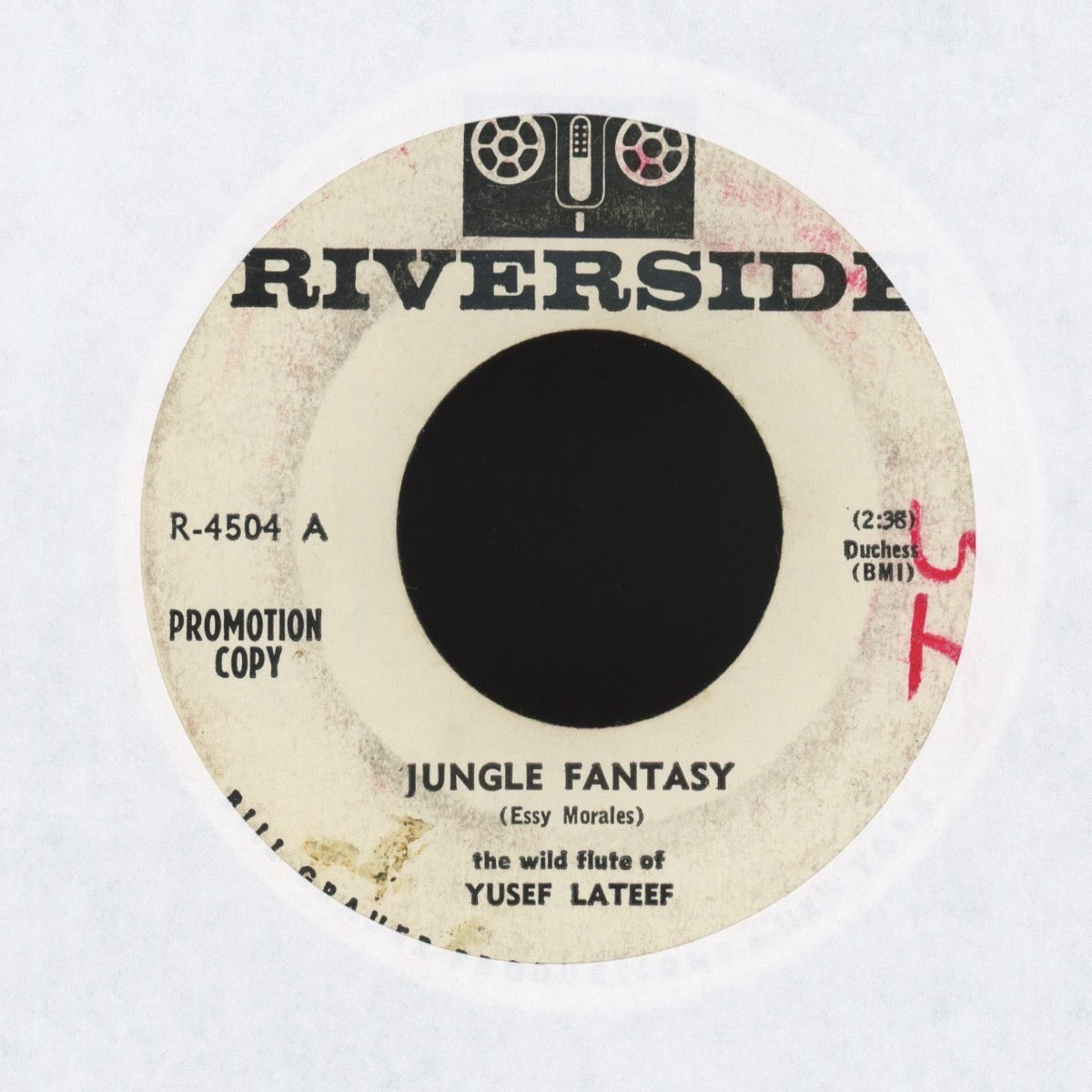 Yusef Lateef - Jungle Fantasy on Riverside Promo Exotica Jazz 45