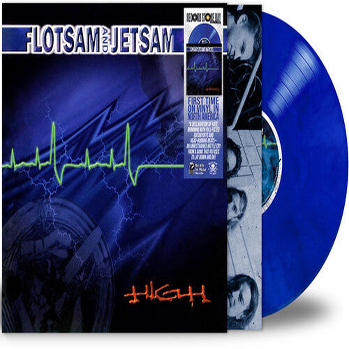 DAMAGED Flotsam Jetsam - High Blue Vinyl