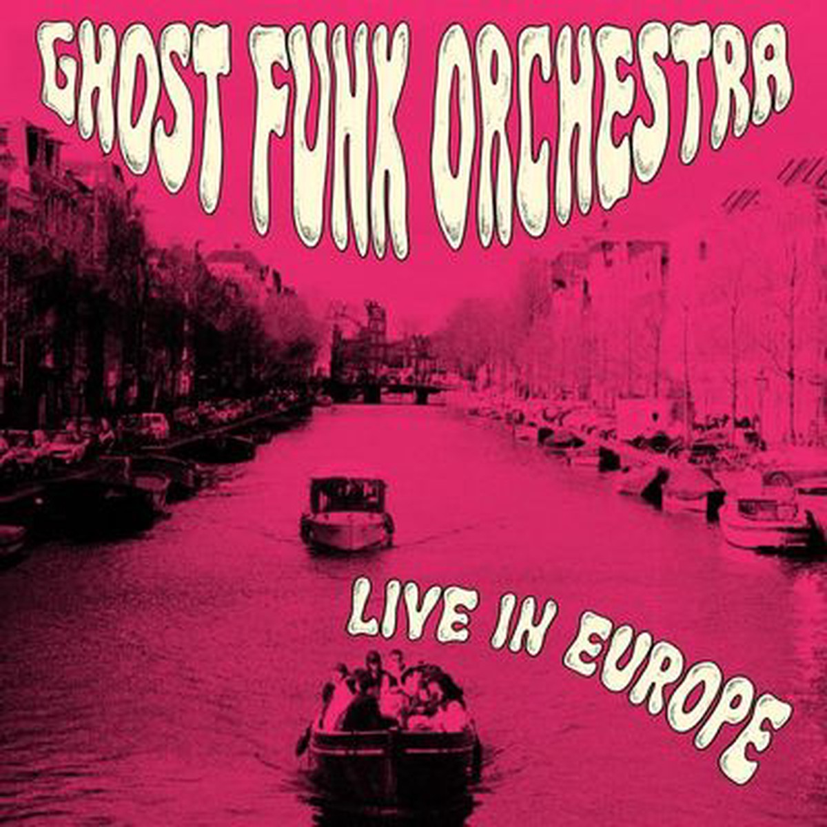 Ghost Funk Orchestra - Live In Europe Fuchsia Swirl Vinyl