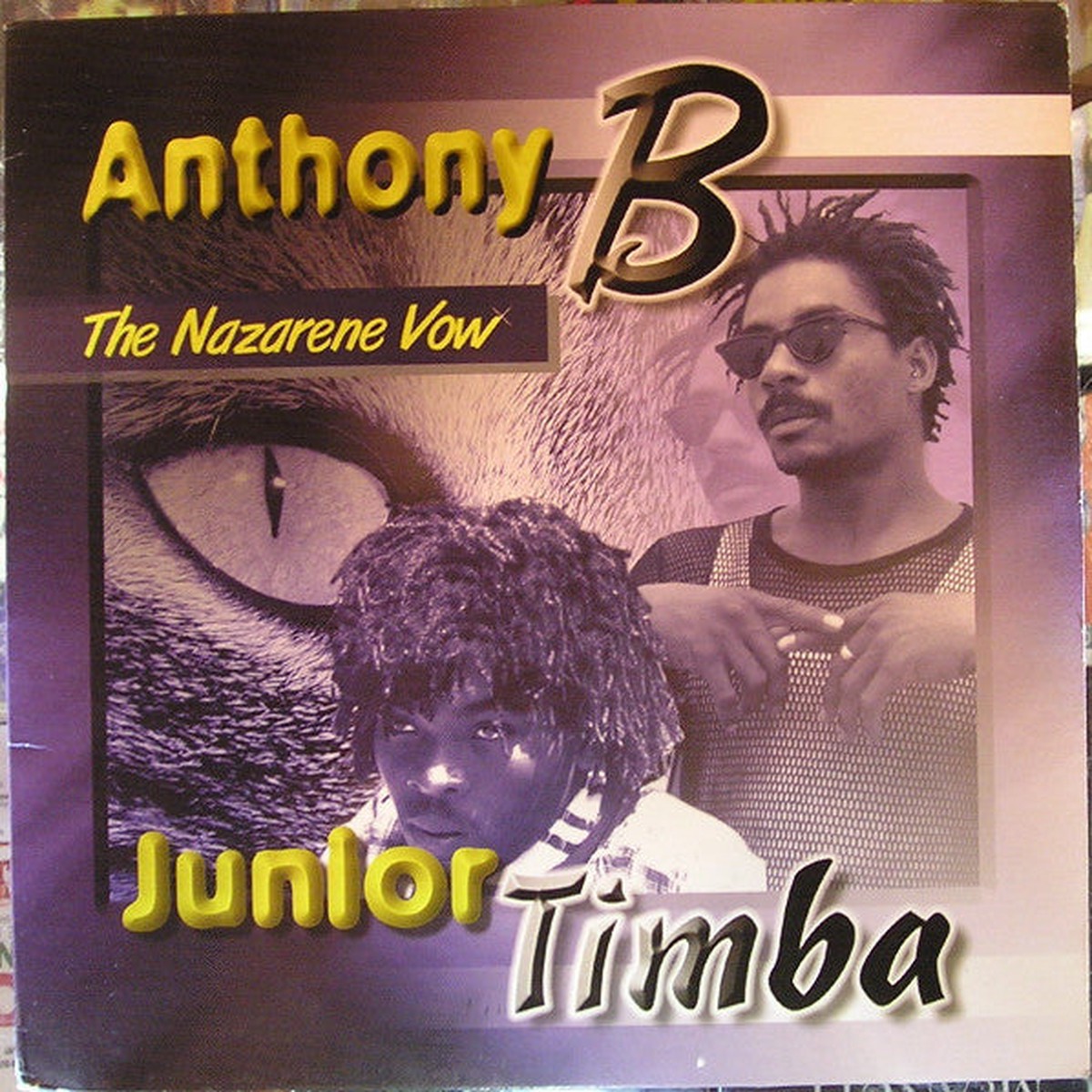 Anthony B Junior Timba - Nazarene Vow (LP Album) - USED
