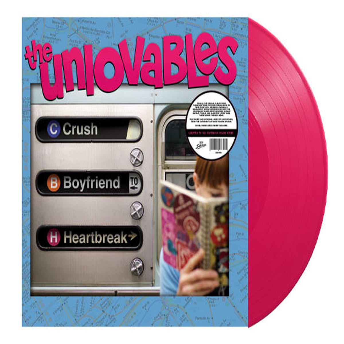 UNLOVABLES - CRUSH BOYFRIEND HEARTBREAK (LP Album RE PINK ltd) - NEW