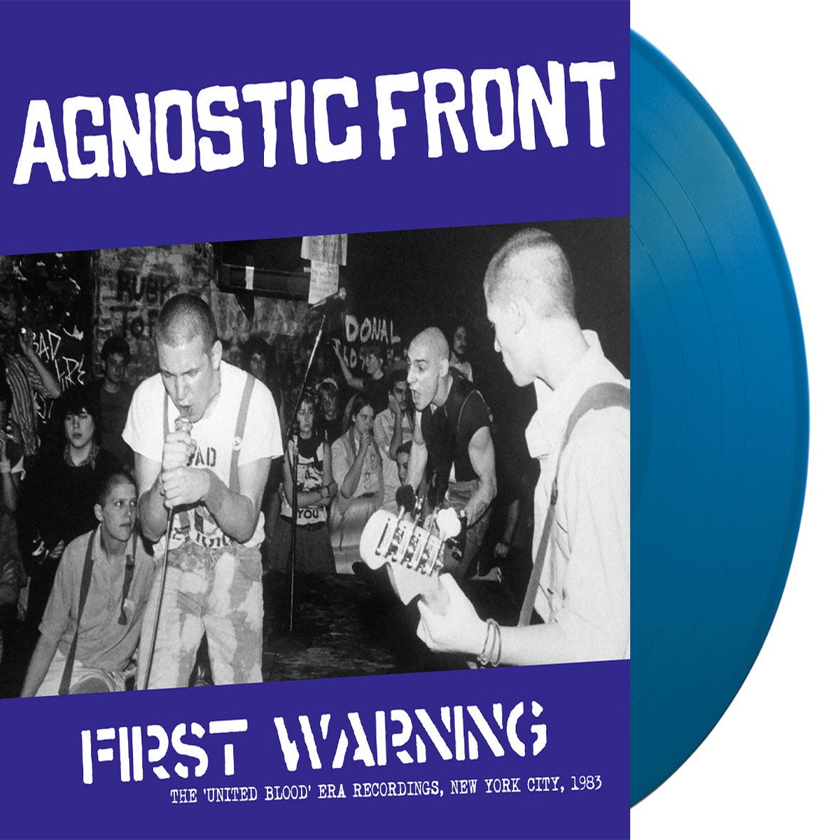 AGNOSTIC FRONT - THE UNITED BLOOD-ERA RECORDINGS NEW YORK CITY 1983 (LP ALBUM COLOR LTD RE) - NEW