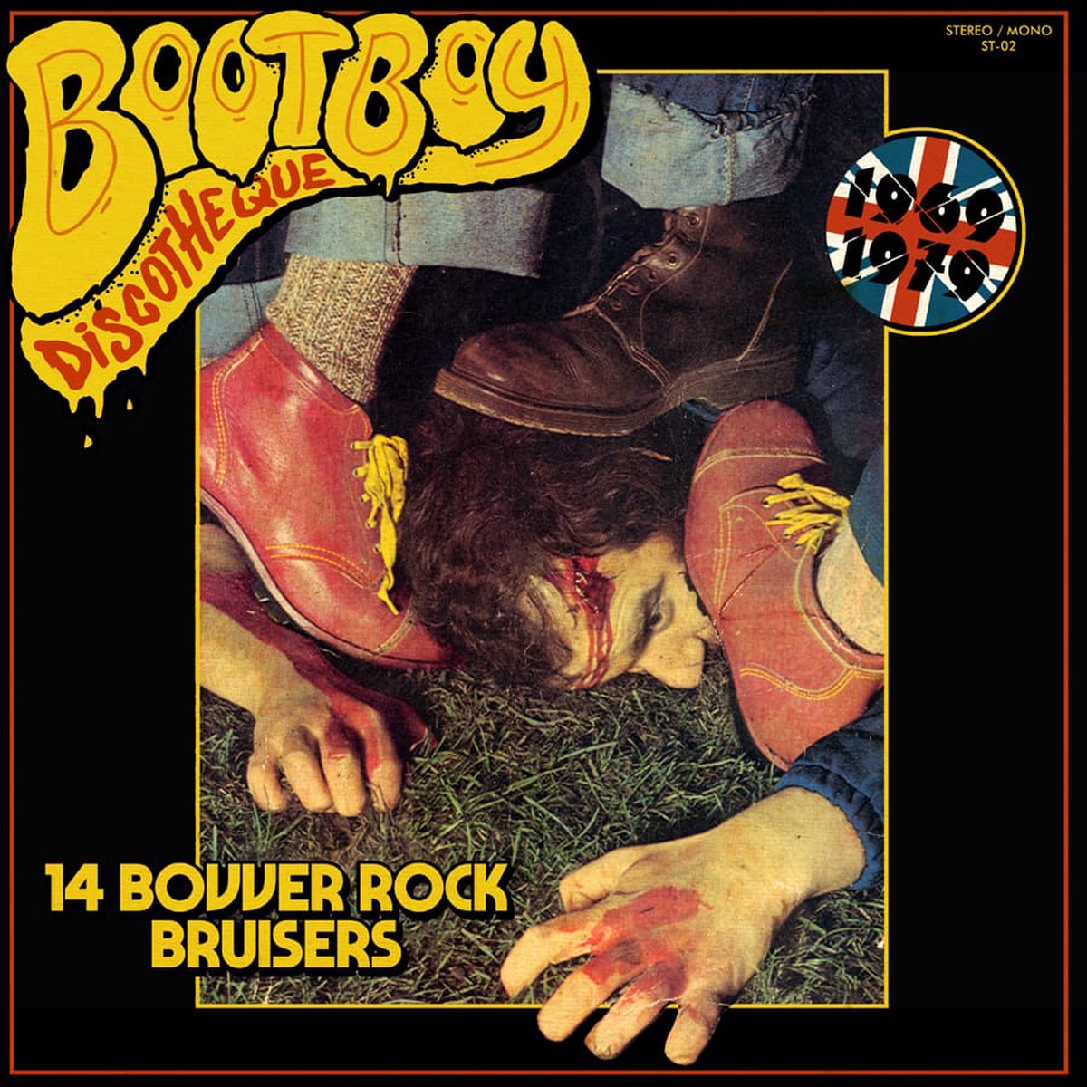 VA BOOTBOY DISCOTHEQUE 14 BOVVER ROCK BRUISERS 1969-1979 (LP COMP BLACK VINYL) - NEW