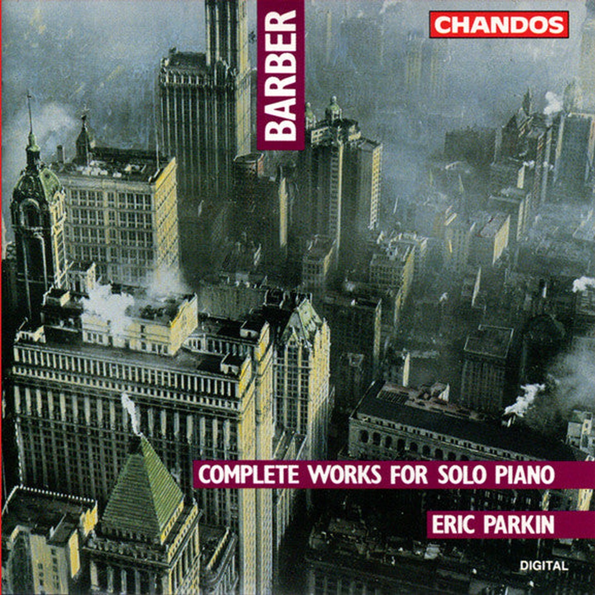 Barber Eric Parkin - Complete Works For Solo Piano (CD Album) - USED