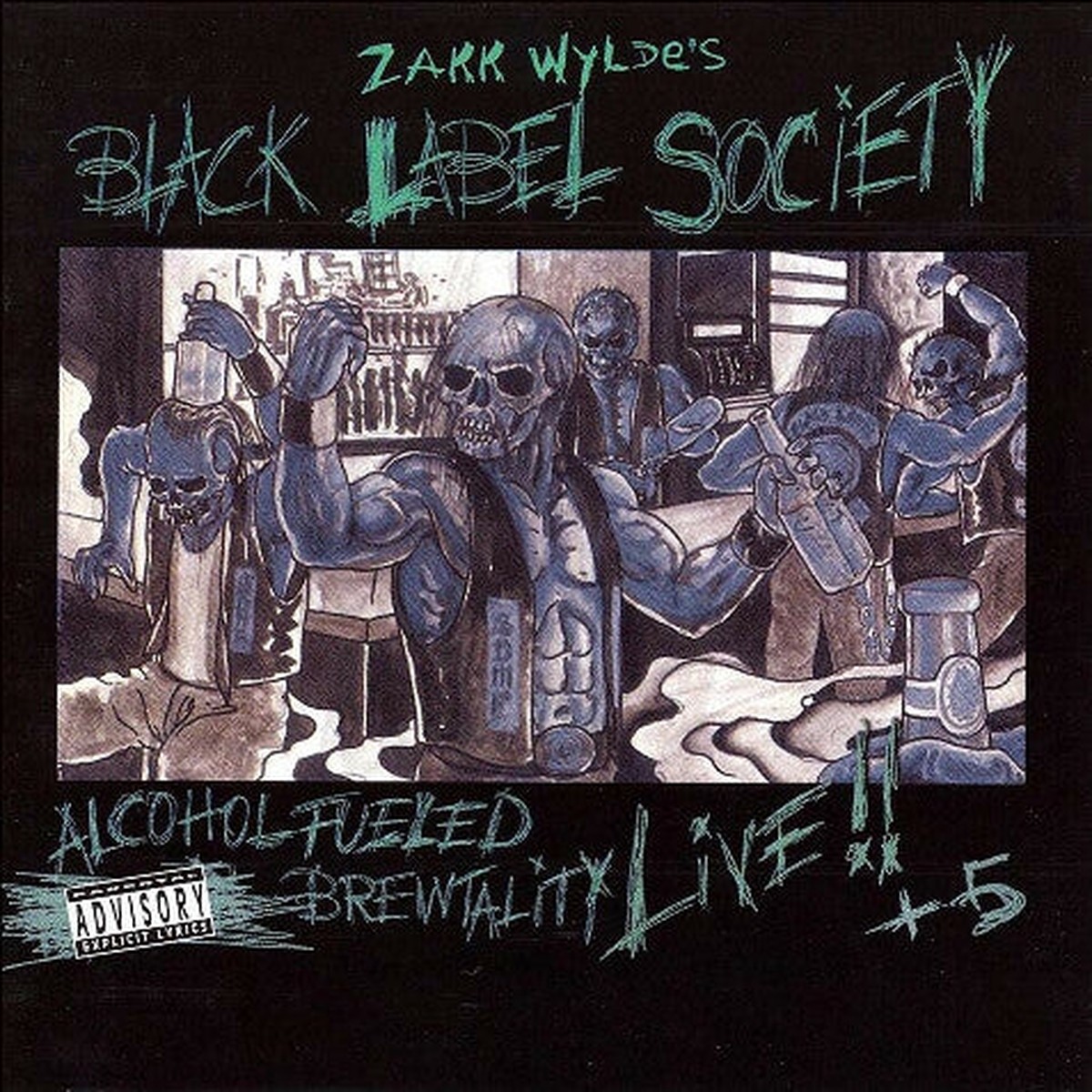 Zakk Wyldes Black Label Society - Alcohol Fueled Brewtality - Live 5 (2xCD Album) - USED