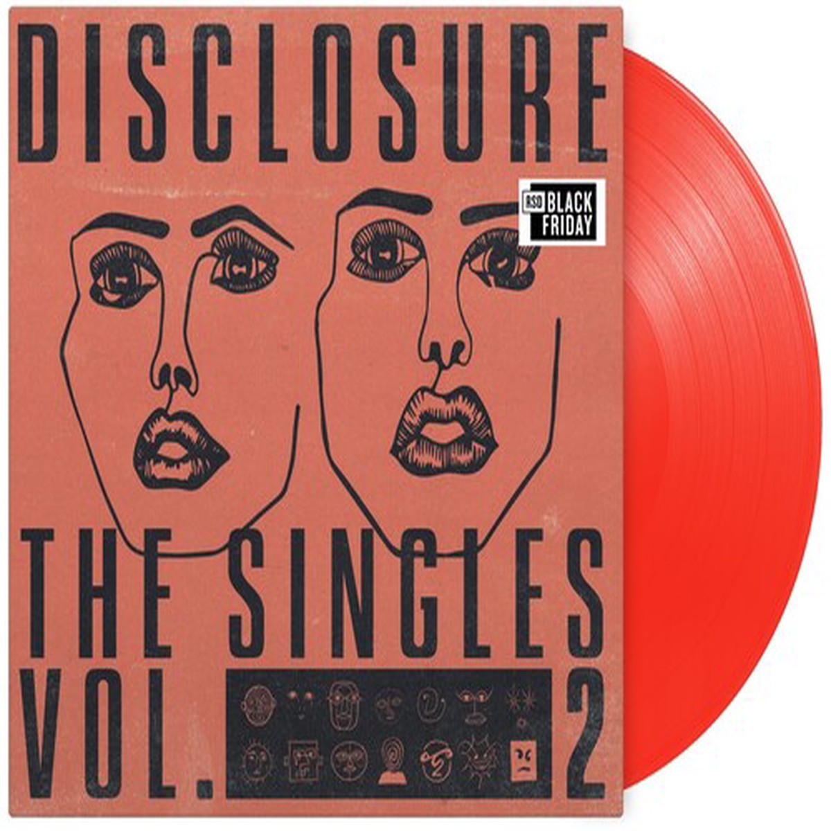 Disclosure - The Singles Vol 2 12 Coral Vinyl