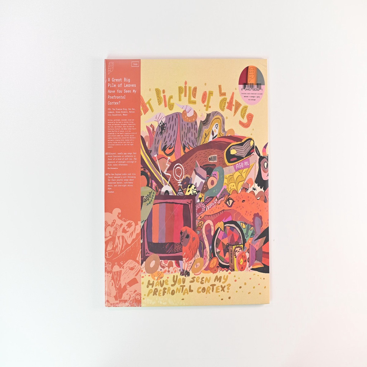 A Great Big Pile Of Leaves - Have You Seen My Prefrontal Cortex on Topshelf Records -Sealed