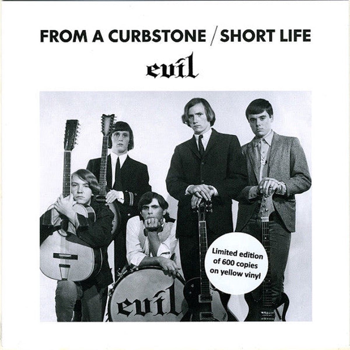 Evil - From A Curbstone Short Life (7 RM Yel) - NEW