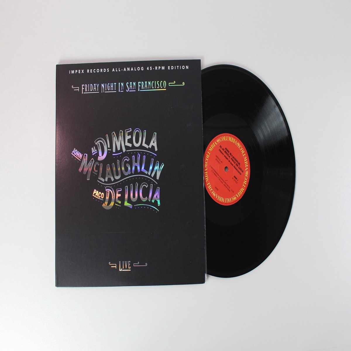 Al Di Meola John McLaughlin Paco De Luca - Friday Night In San Francisco on Columbia Impex 2 X 12 45 RPM Reissue