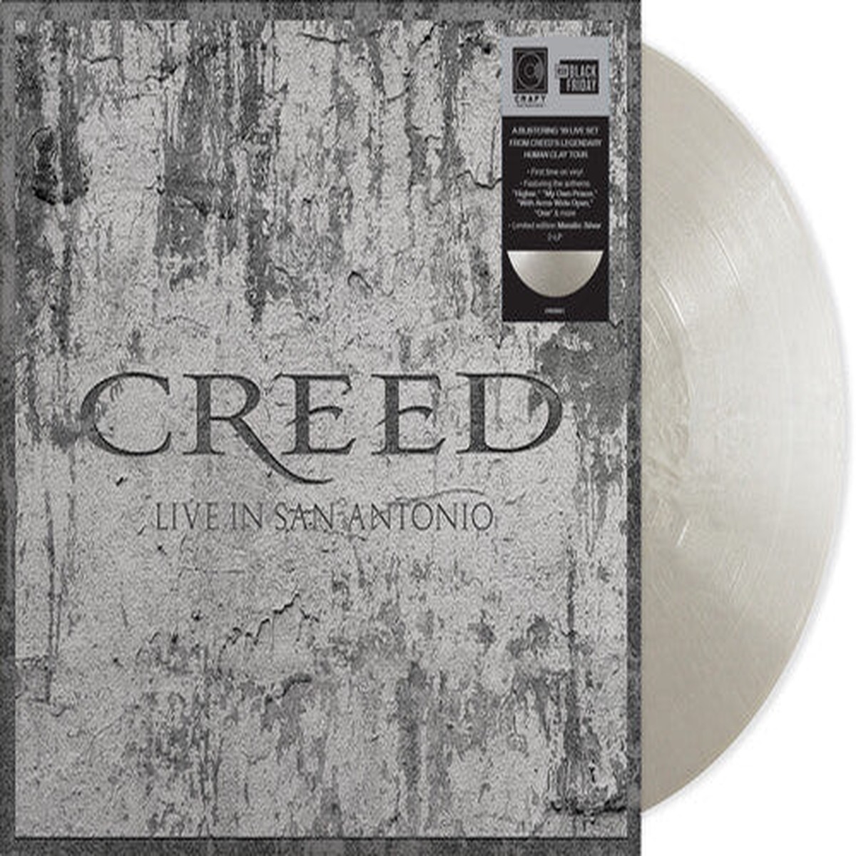 Creed - Live In San Antonio (11141999) Metallic Silver Vinyl