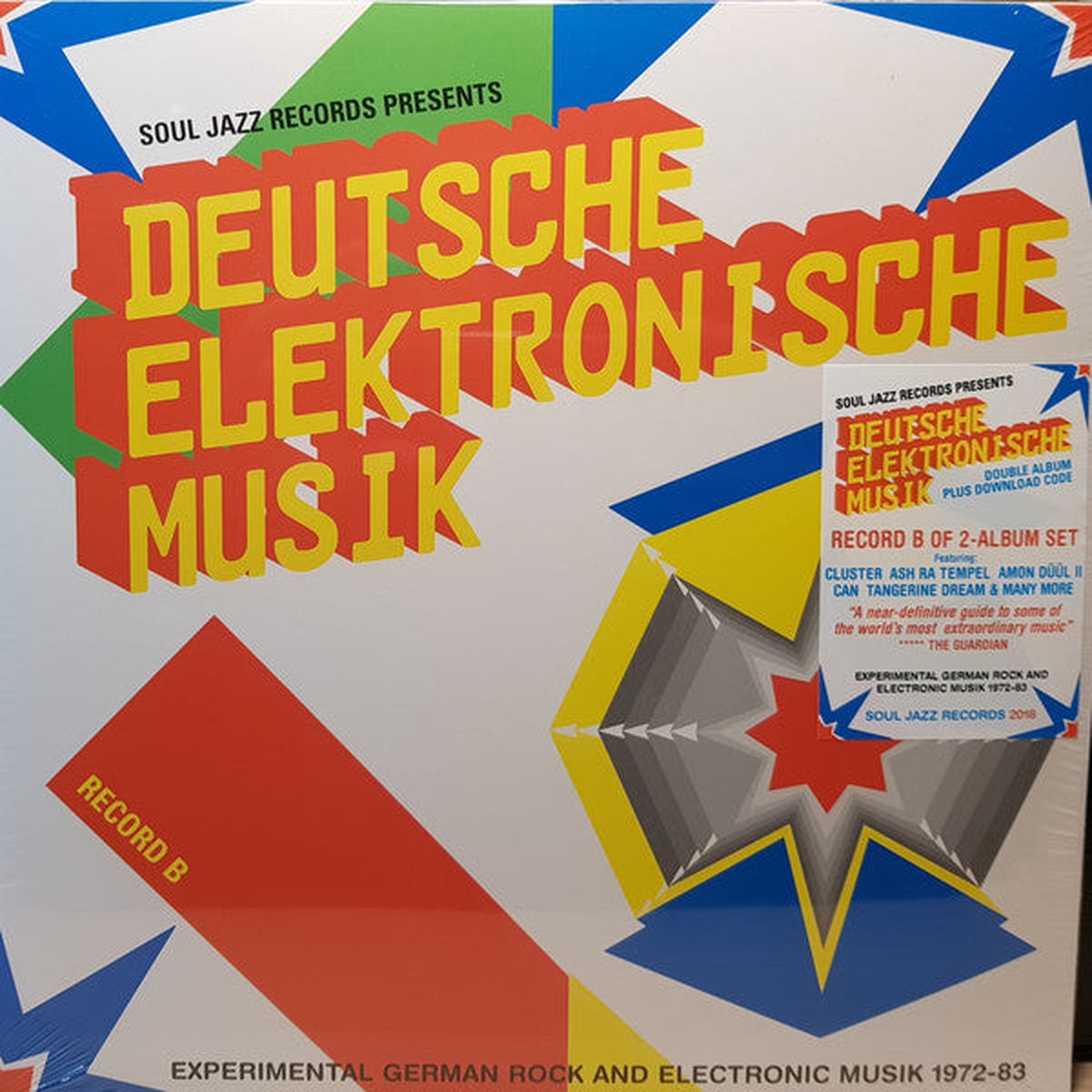 Various - Deutsche Elektronische Musik (Experimental German Rock And Electronic Musik 1972-83) (Record B) (2xLP Comp RE) - NEW
