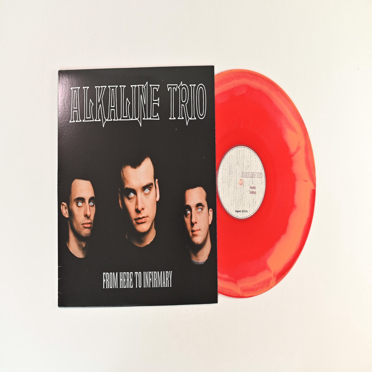 Alkaline Trio - From Here To Infirmary on Vagrant Ltd Yellow Red Swirl Reissue