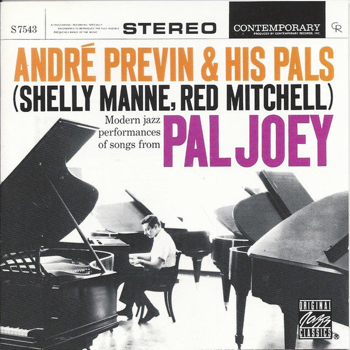 Andr Previn His Pals - Modern Jazz Performances Of Songs From Pal Joey (CD Album RE RM) - USED