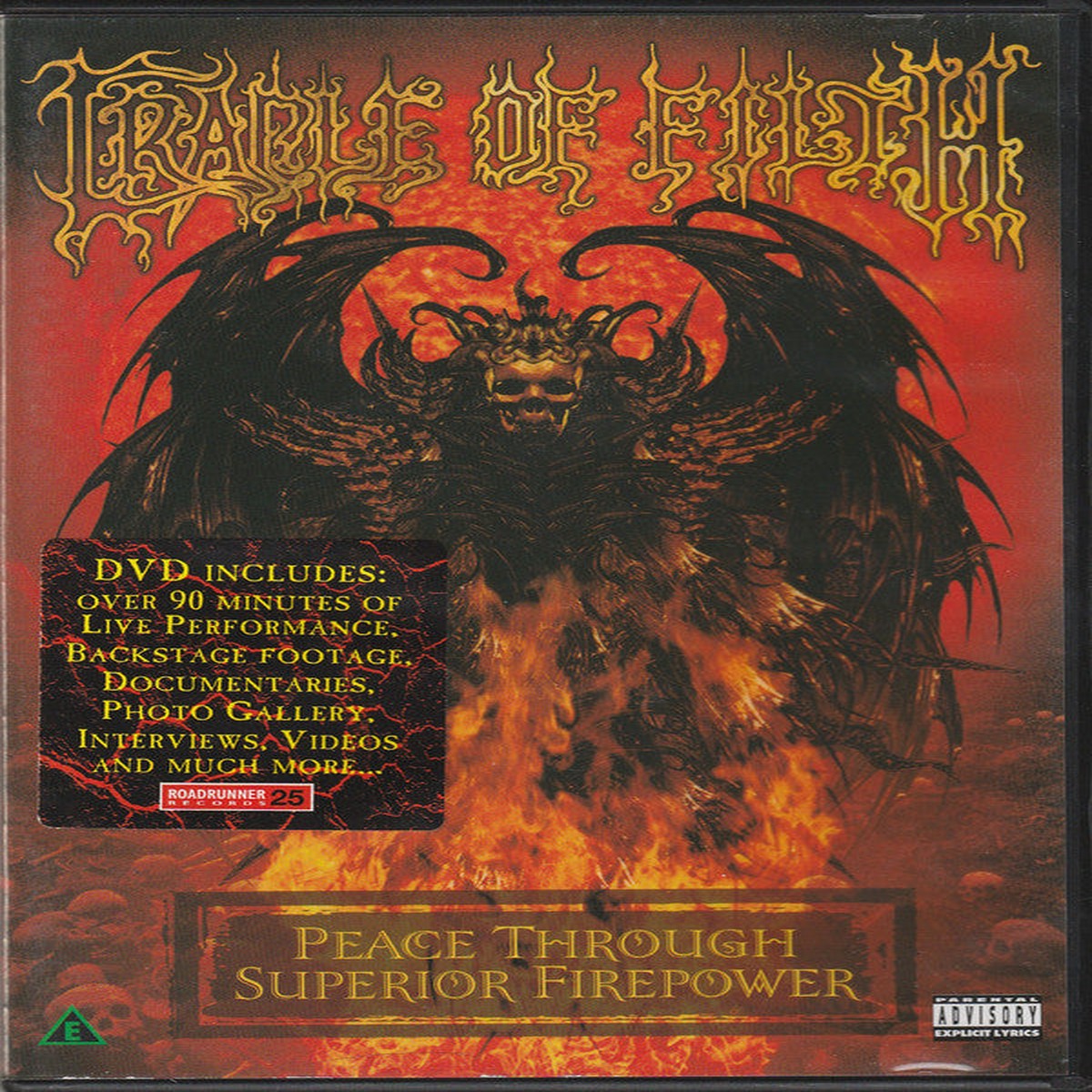Cradle Of Filth - Peace Through Superior Firepower (DVD-V PAL) - USED