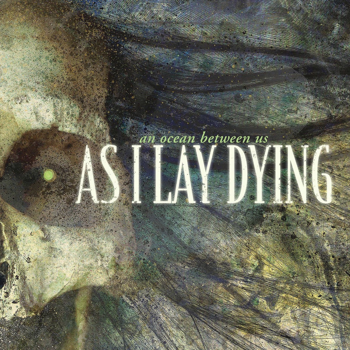 As I Lay Dying - An Ocean Between Us Yellow Blue Smoke Vinyl