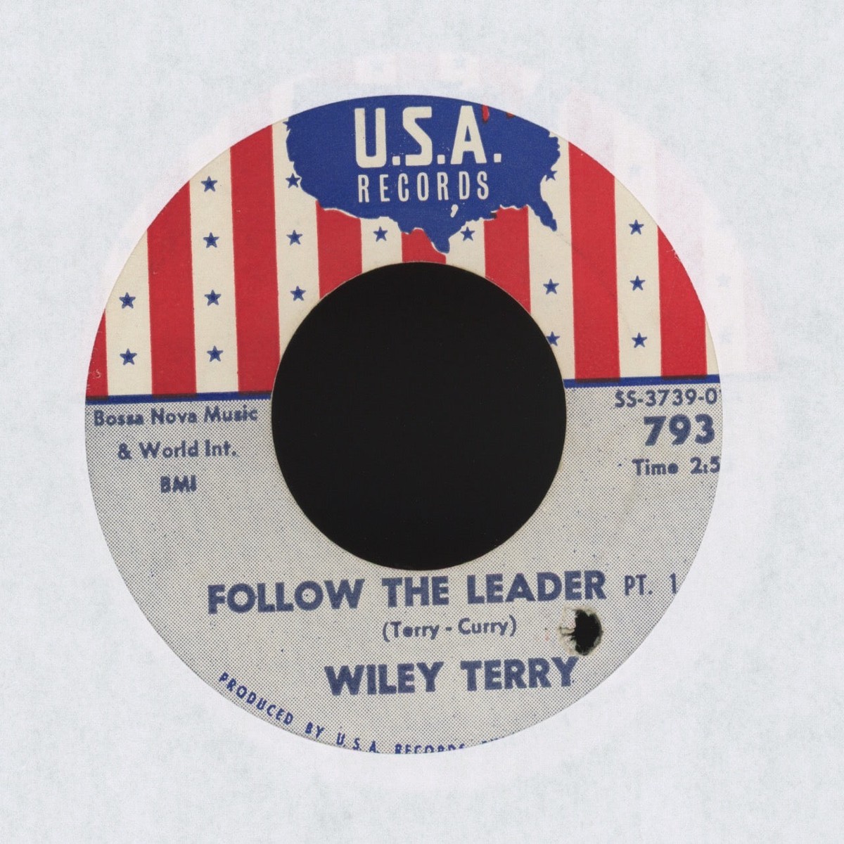 Wiley Terry - Follow The Leader on USA RB Funk 45