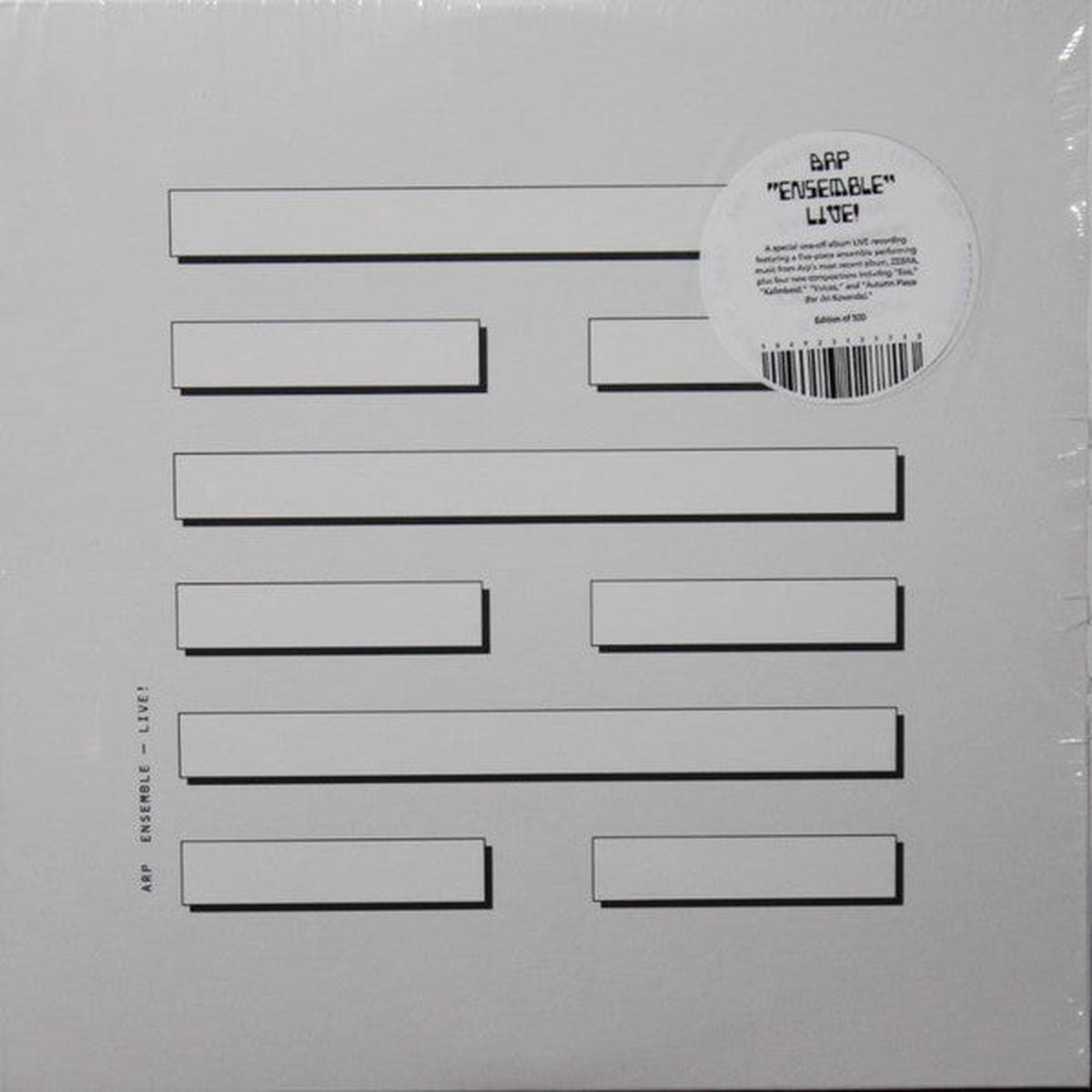 Arp (2) - Ensemble - Live (LP Album Ltd) - NEW