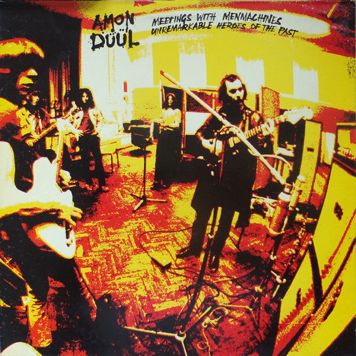 Amon Dl - Meetings With Menmachines Unremarkable Heroes Of The Past (LP Album RE) - USED