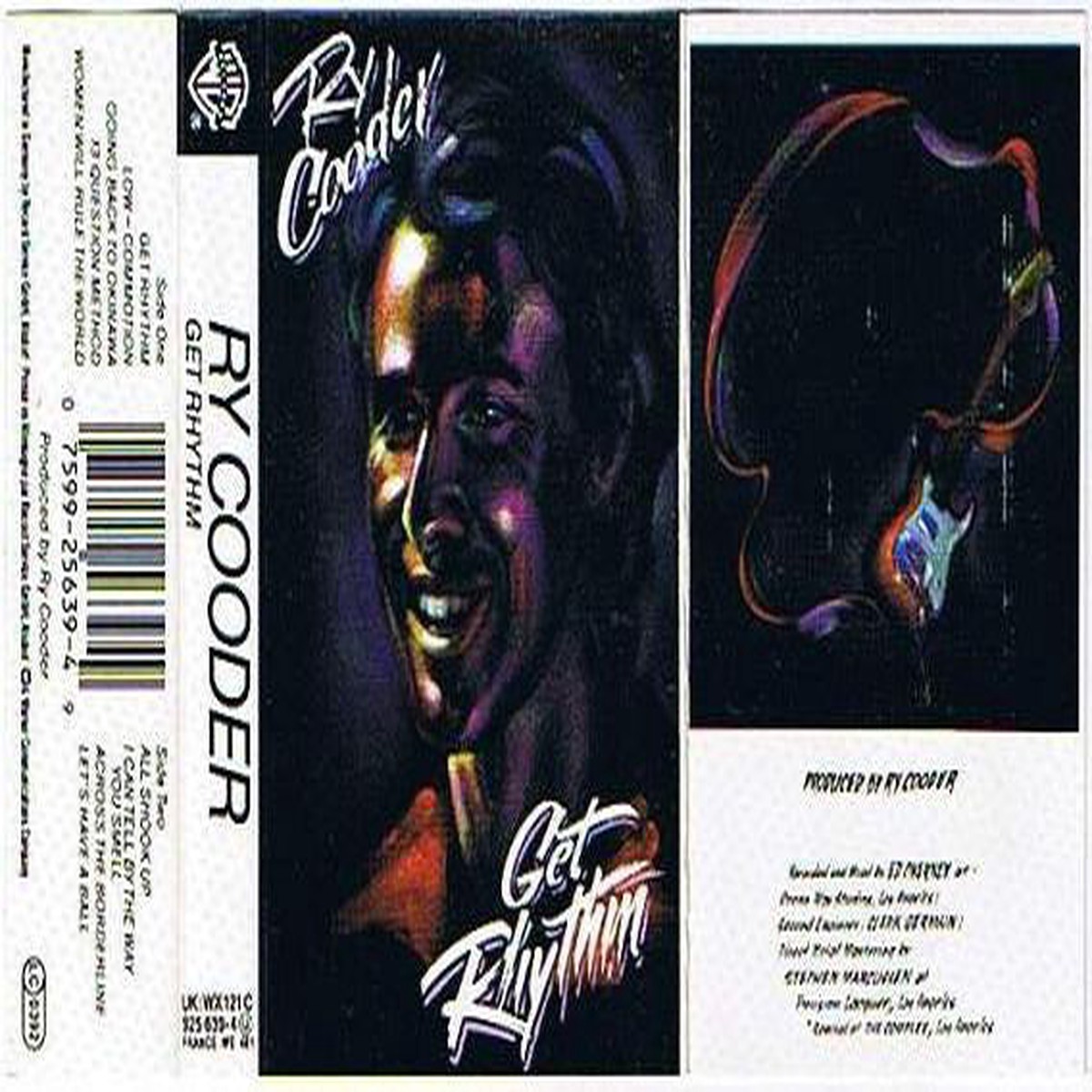 Ry Cooder - Get Rhythm (Cass Album) - NEW