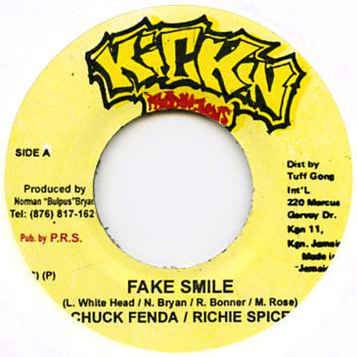 Chuck Fenda Richie Spice - Fake Smile (7) - USED