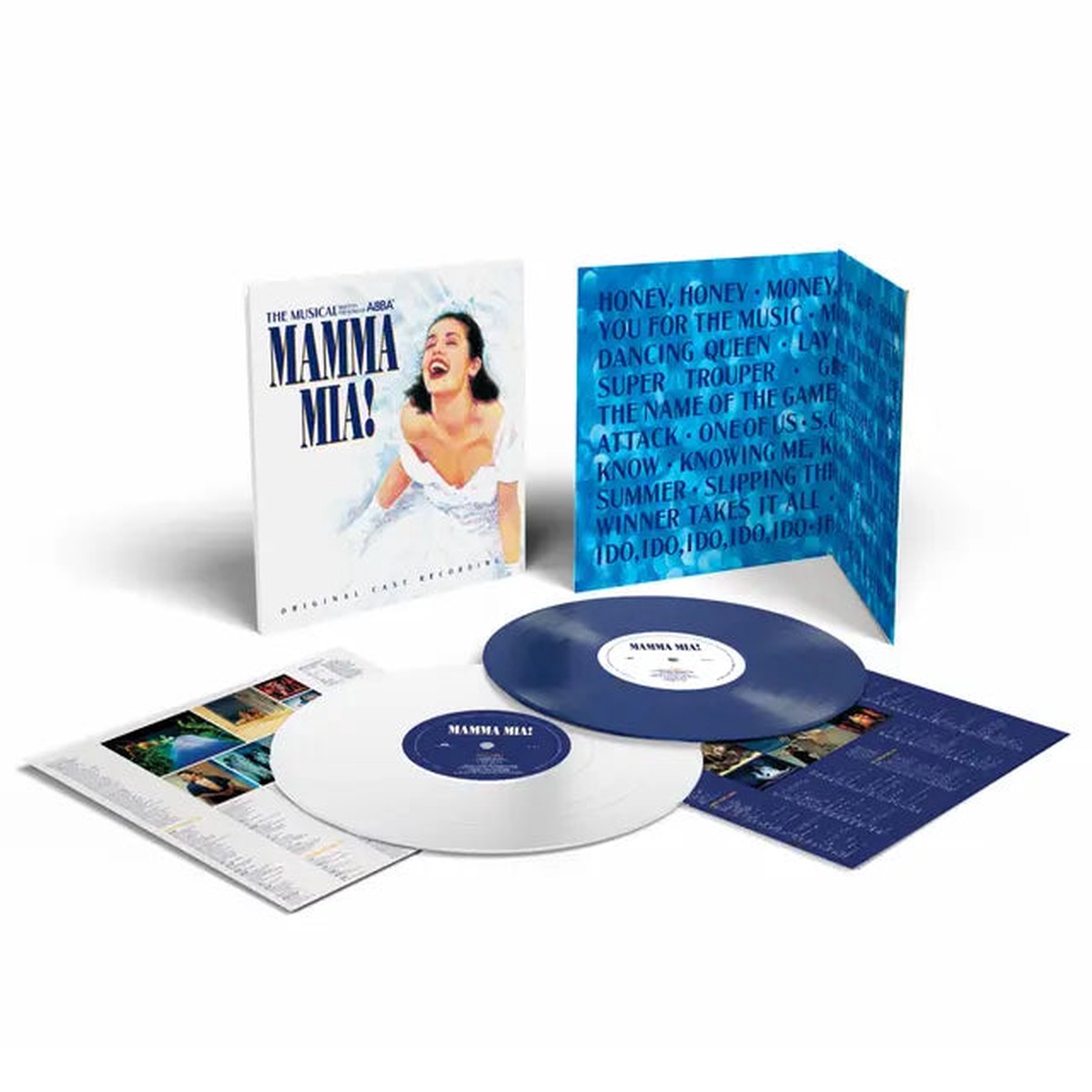 ABBA - Mamma Mia (Original Cast Recording) White Blue Vinyl