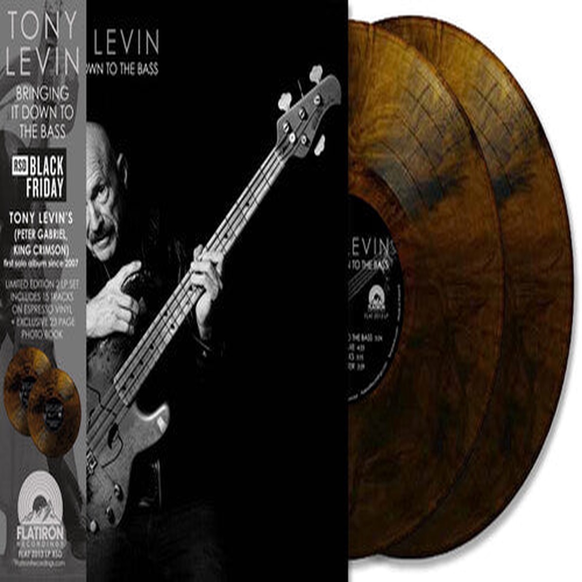 DAMAGED Tony Levin - Bringing It Down To The Bass Colored Vinyl