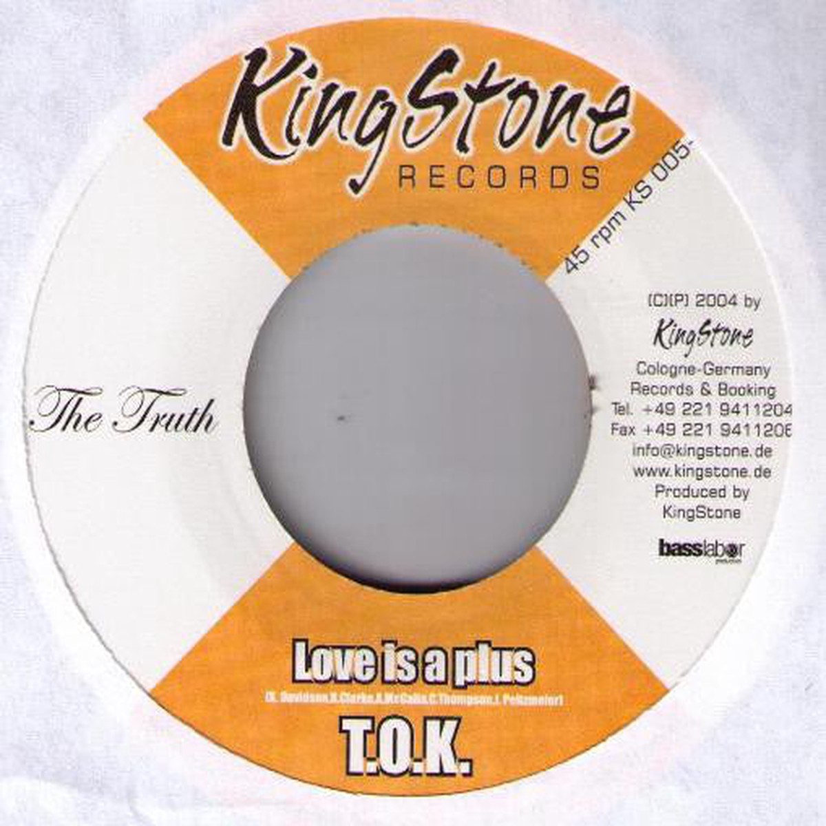 TOK - Love Is A Plus (7) - USED