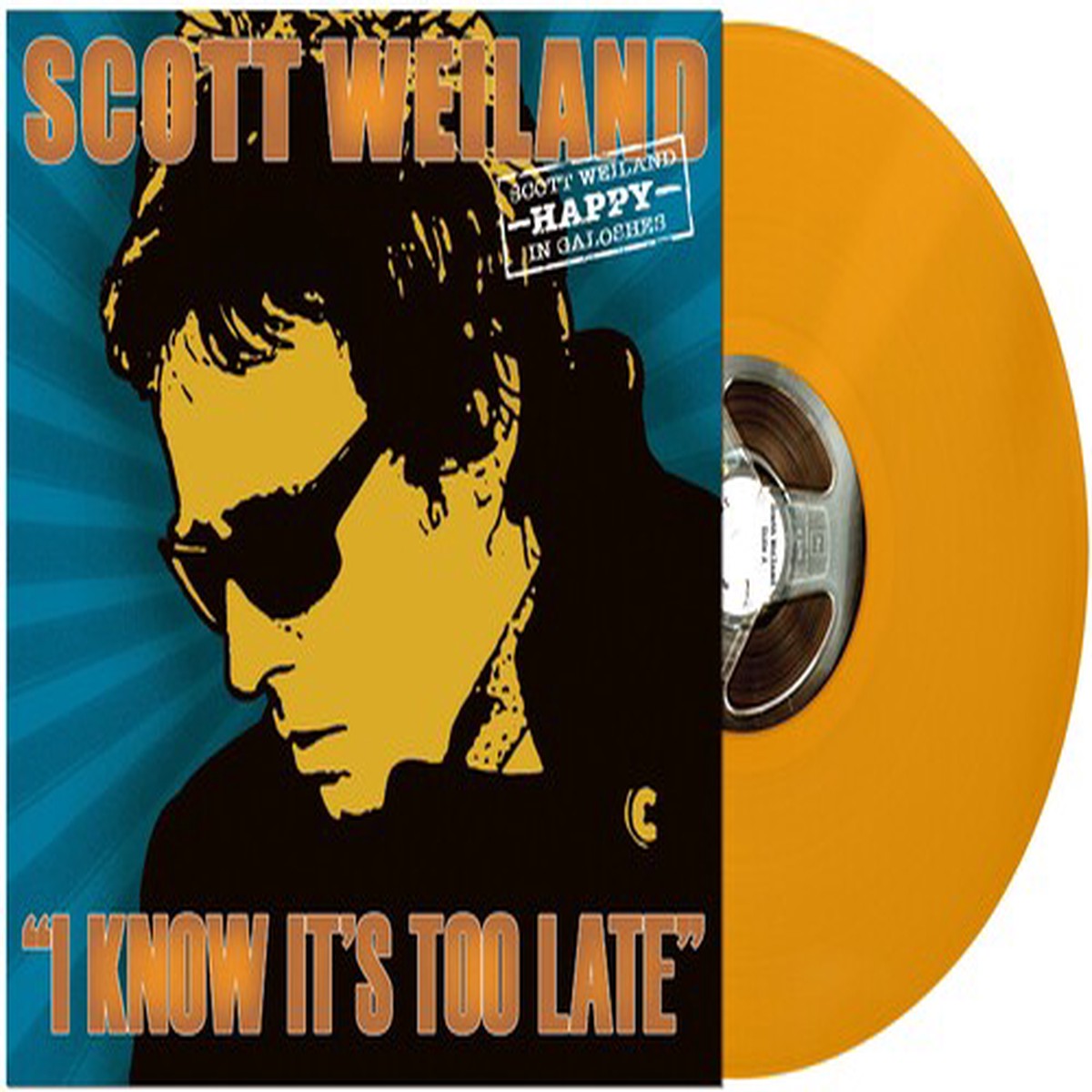 Scott Weiland - I Know Its Too Late 7 Orange Vinyl