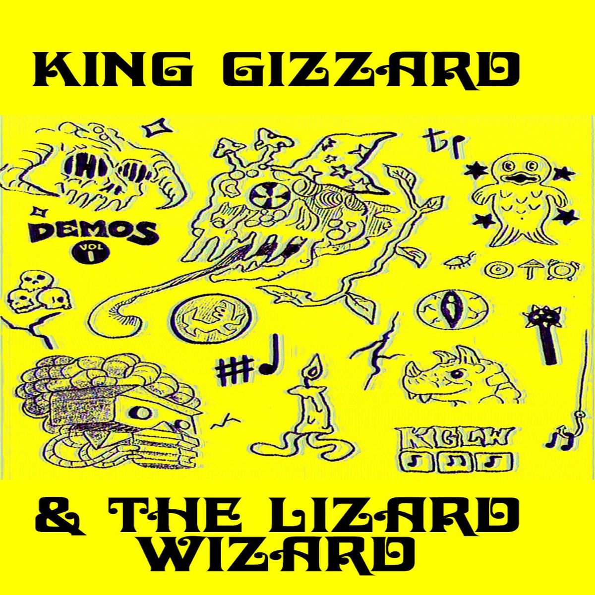 King Gizzard The Lizard Wizard Demos Vol 1 and 2 BUNDLE (Cass Album) - NEW