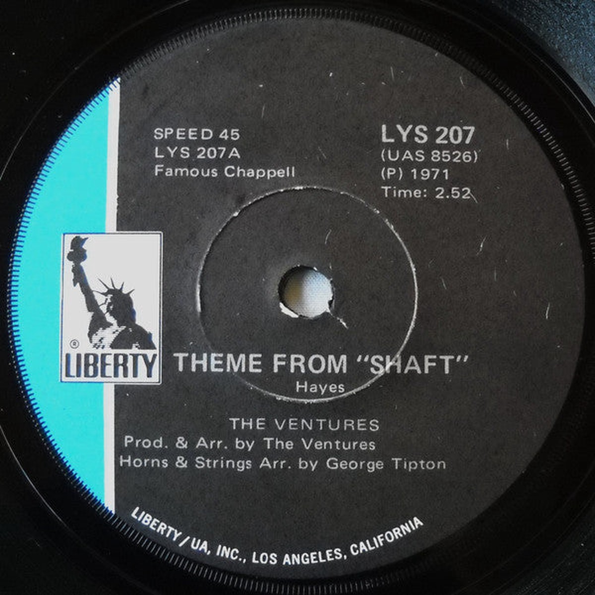 The Ventures - Theme From Shaft (7 Single Mono) - USED