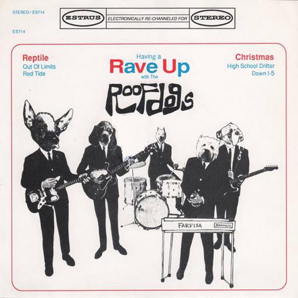 The Roofdogs - Having A Rave Up With The Roofdogs (7 MiniAlbum EP) - USED