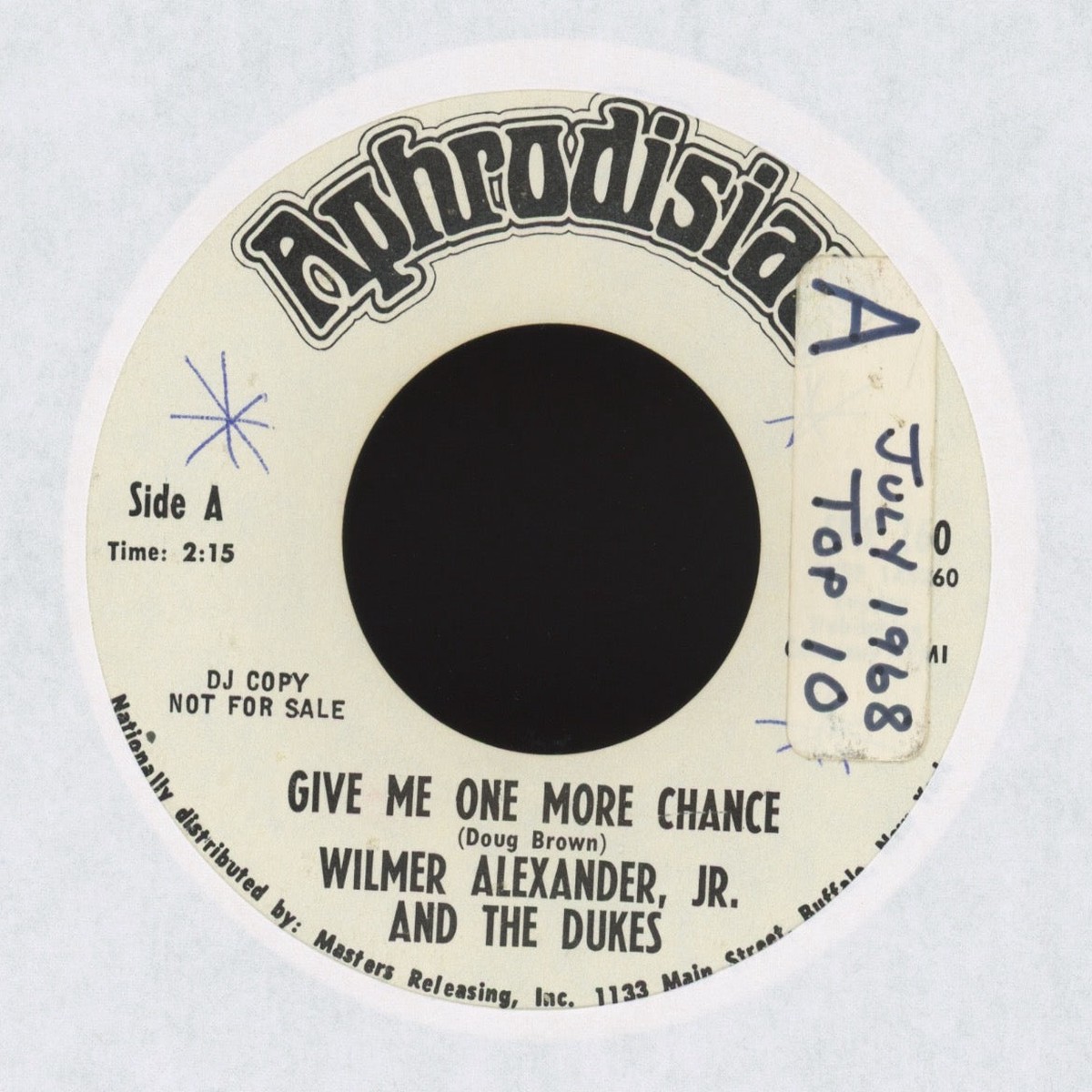 Wilmer The Dukes - Give Me One More Chance on Aphrodisiac Promo Northern Soul 45