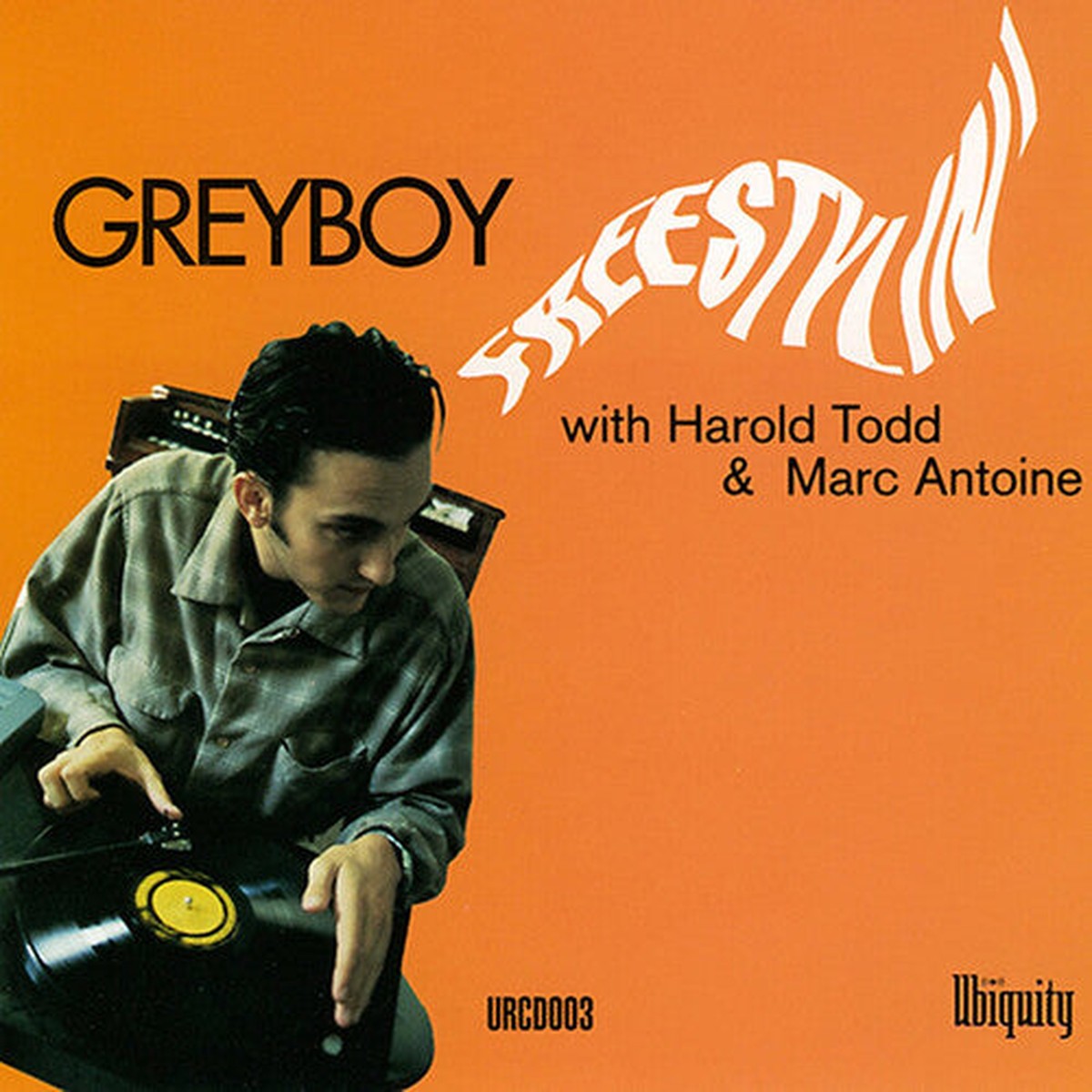 Greyboy - Freestylin Orange w Grey Splatter Vinyl