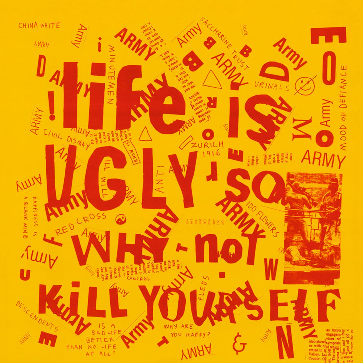 Various Life Is Ugly So Why Not Kill Yourself (LP ALBUM YELLOW) - NEW