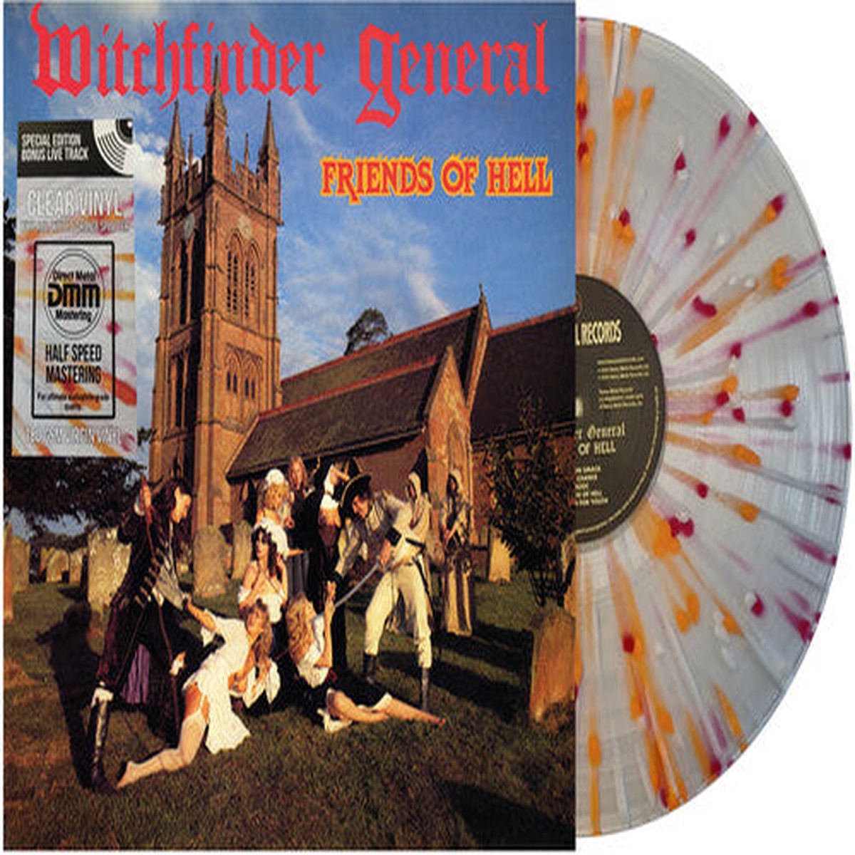 Witchfinder General - Friends Of Hell Indie-Exclusive Red Orange White Splatter Vinyl