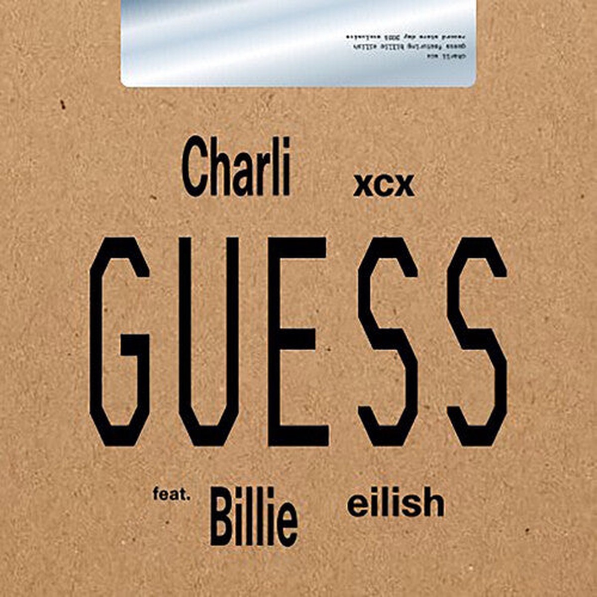 Charli XCX feat Billie Eilish - Guess 7 LIMIT 1 PER CUSTOMER
