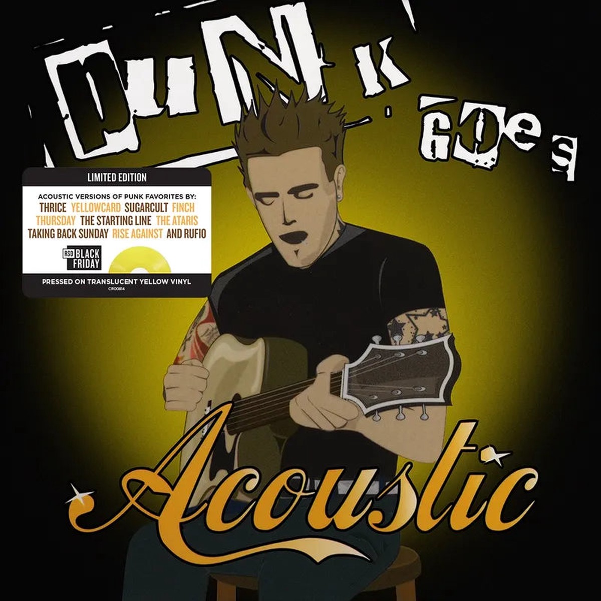 Various Artists - Punk Goes Acoustic Translucent Yellow Vinyl