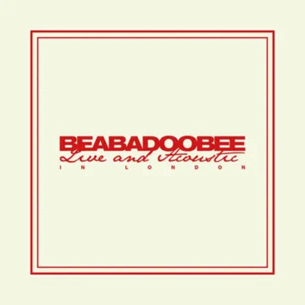 beabadoobee - Live and Acoustic in London Red Slushy Vinyl