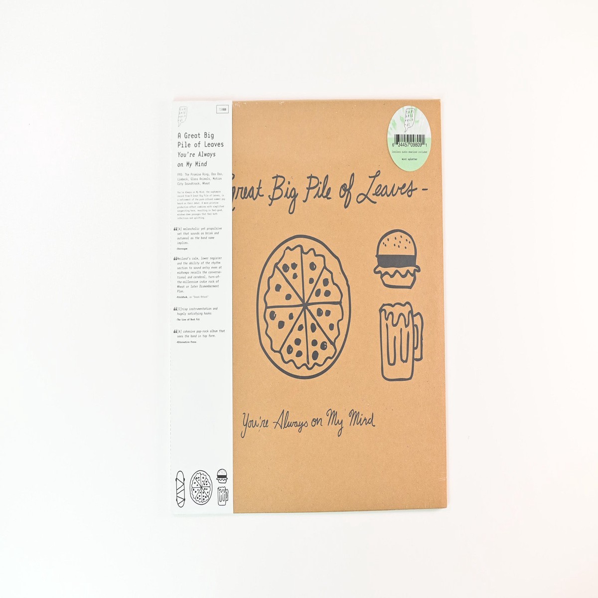A Great Big Pile Of Leaves - Youre Always On My Mind on Topshelf Records - Mint Splatter Vinyl Sealed