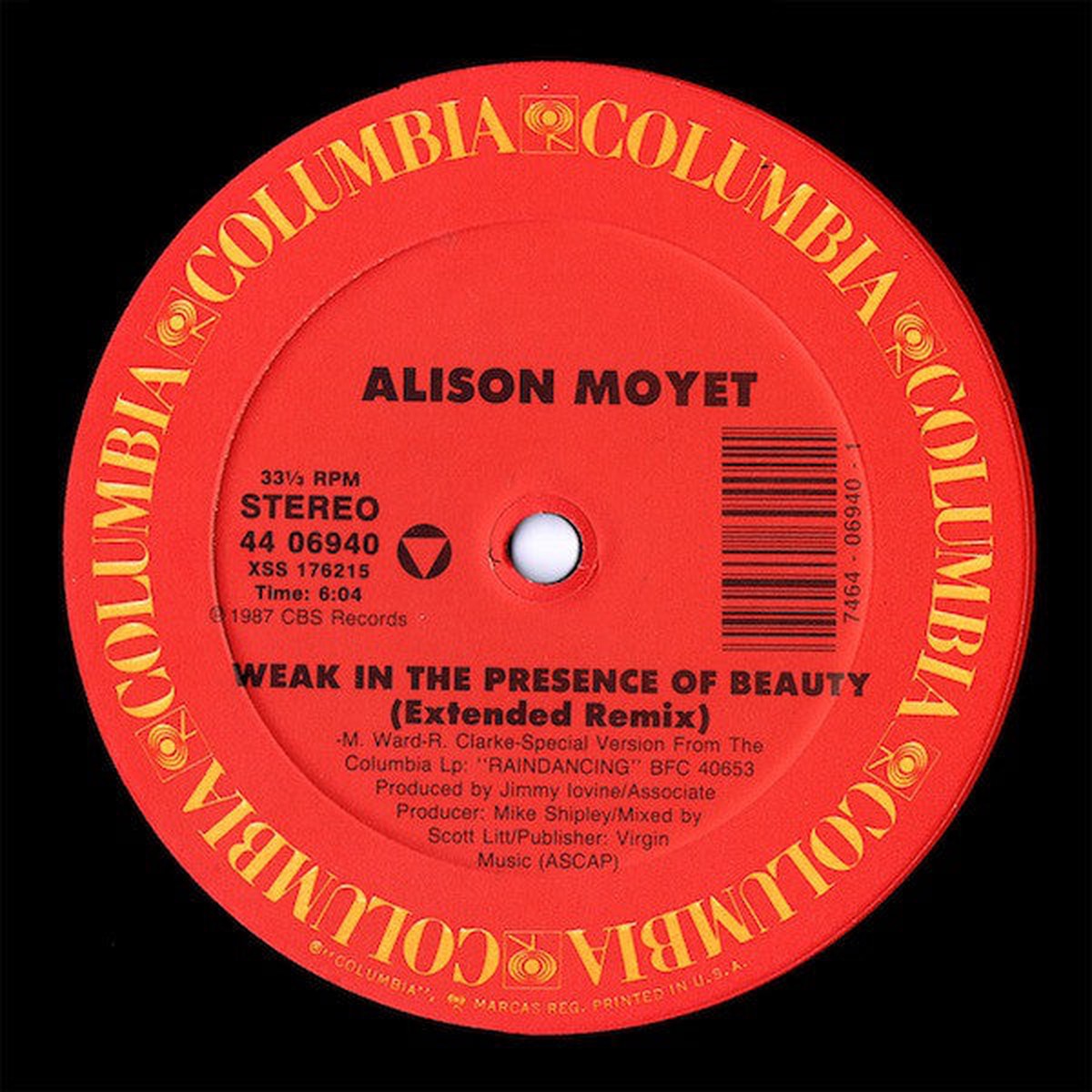 Alison Moyet - Weak In The Presence Of Beauty (12) - USED