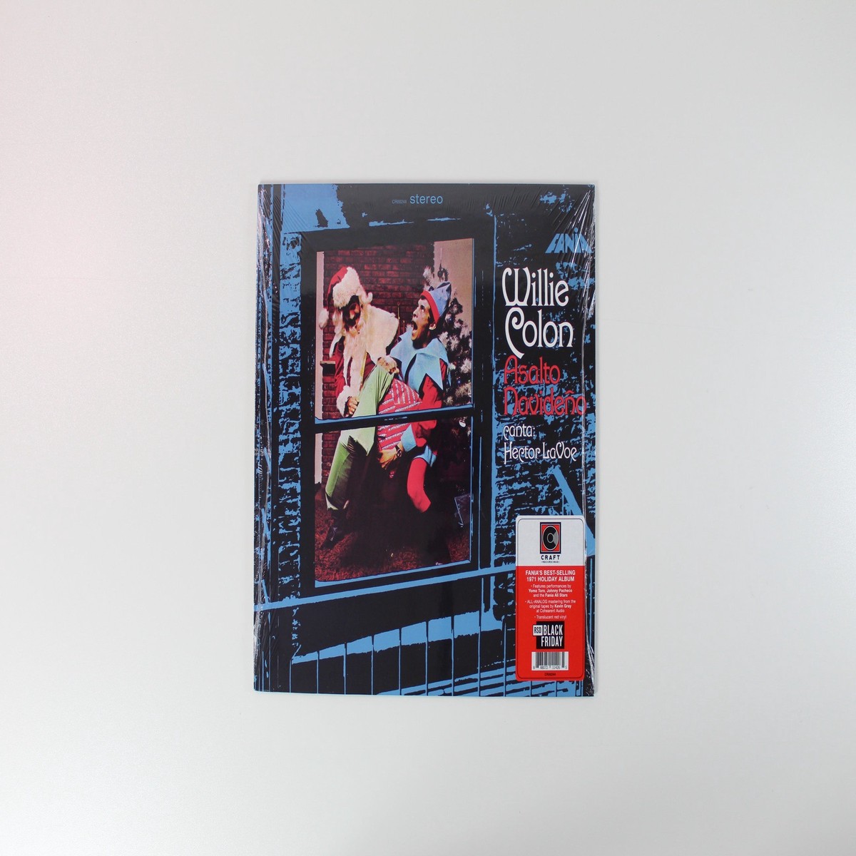 Willie Coln Canta Hector Lavoe - Asalto Navideo on Craft Recordings RSD BF 2019 Ltd Translucent Red Vinyl Reissue Sealed